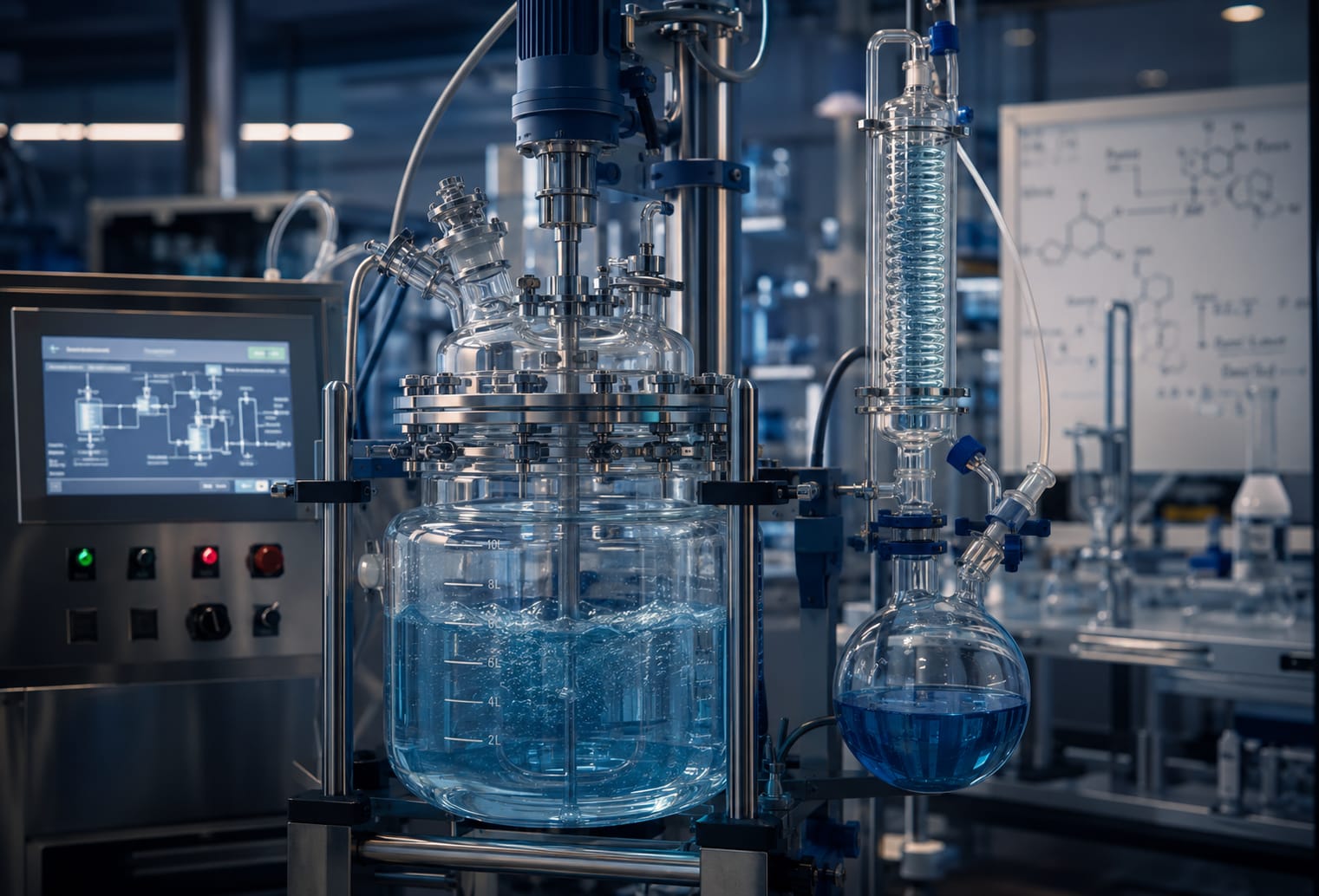 Chemical pilot plant reactor for pharmaceutical process scale-up